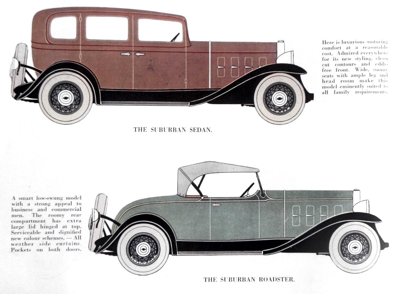 1932 Chevrolet Six Australian RHD Brochure Page 1